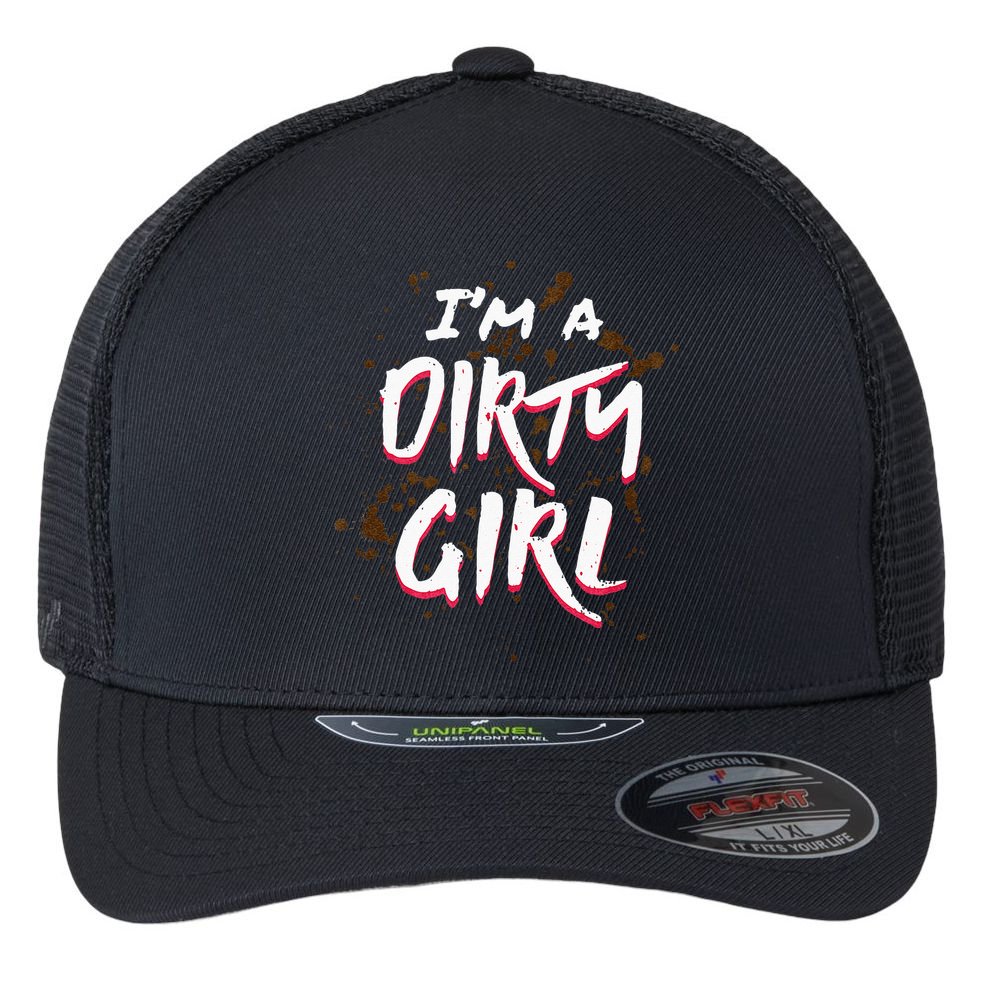 Mud Run For Women Runners Mud Running Team Flexfit Unipanel Trucker Cap