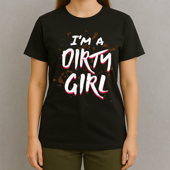 Mud Run For Women Runners Mud Running Team T-Shirt