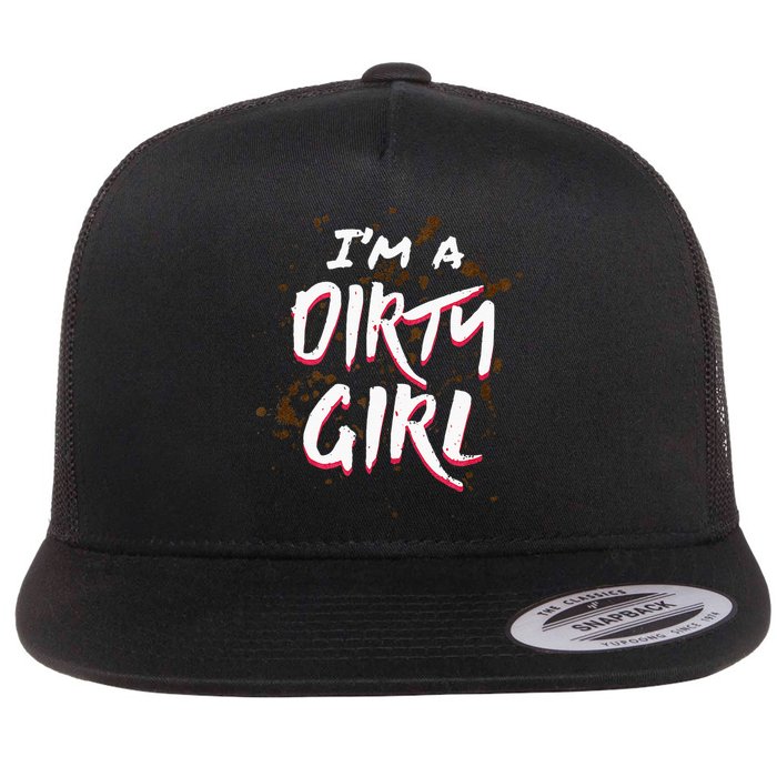 Mud Run For Women Runners Mud Running Team Flat Bill Trucker Hat
