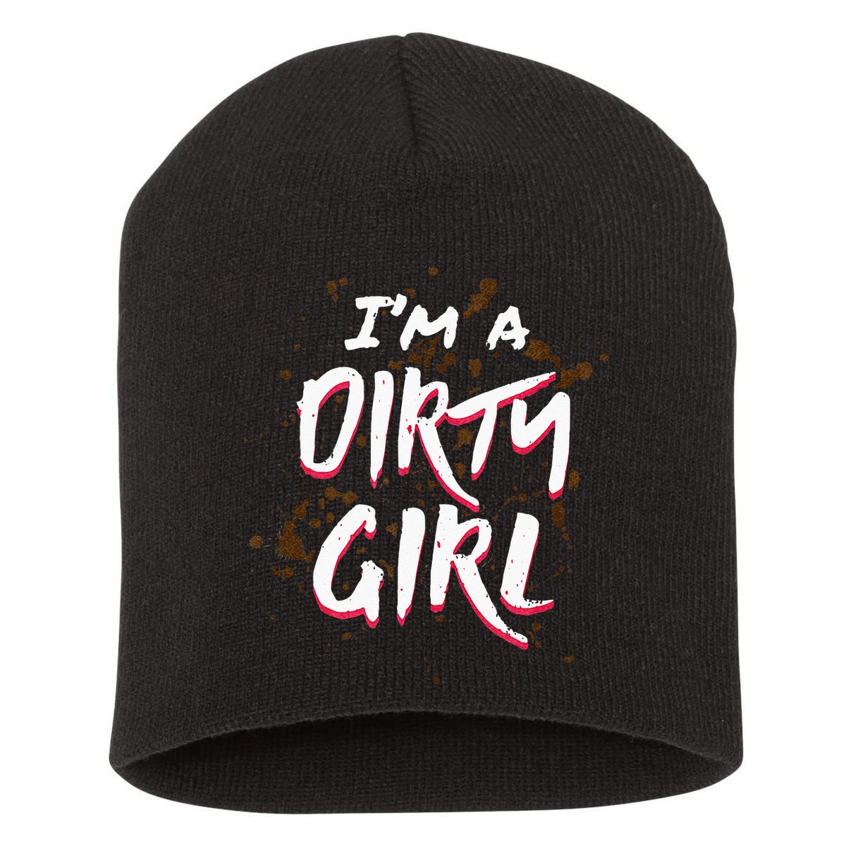 Mud Run For Women Runners Mud Running Team Short Acrylic Beanie