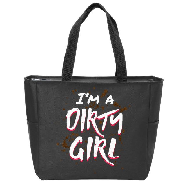 Mud Run For Women Runners Mud Running Team Zip Tote Bag