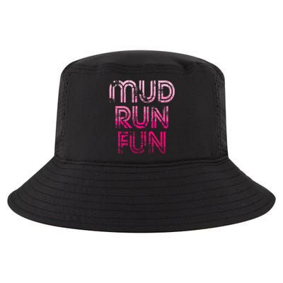 Mud Run Fun Mudder Pink Trail Running And Mudding Cool Comfort Performance Bucket Hat