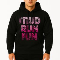 Mud Run Fun Mudder Pink Trail Running And Mudding Hoodie