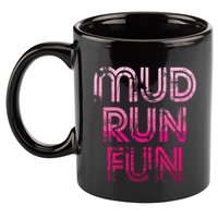 Mud Run Fun Mudder Pink Trail Running And Mudding 11oz C Handle Ceramic Mug