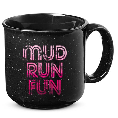Mud Run Fun Mudder Pink Trail Running And Mudding 15oz Campfire Ceramic Mug