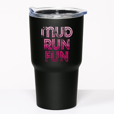 Mud Run Fun Mudder Pink Trail Running And Mudding Tumbler