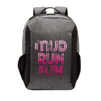 Mud Run Fun Mudder Pink Trail Running And Mudding Vector Backpack