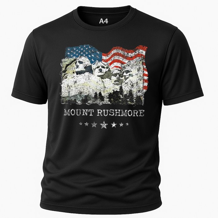 Mount Rushmore Flag Souvenirs Cooling Performance Crew T-Shirt