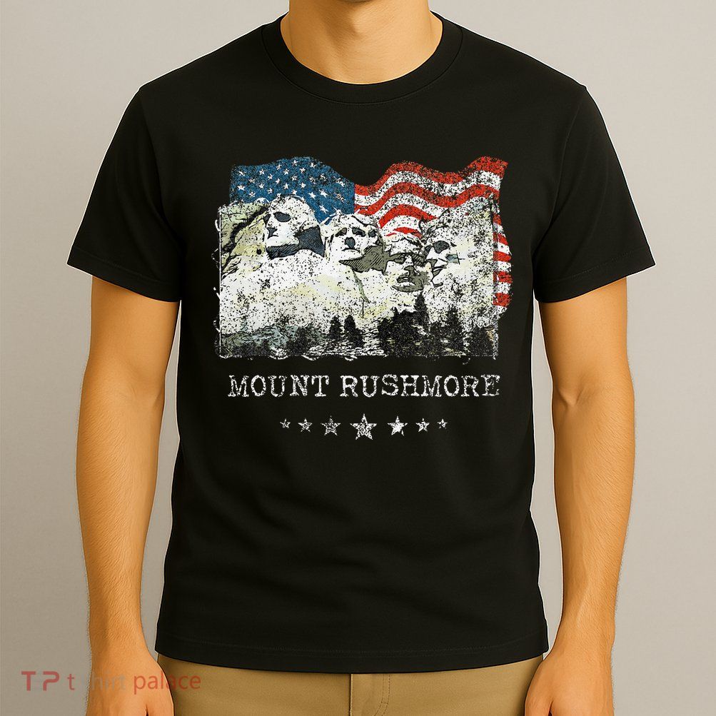 Mount Rushmore Flag Souvenirs T-Shirt