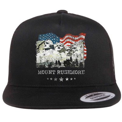 Mount Rushmore Flag Souvenirs Flatbill Hat
