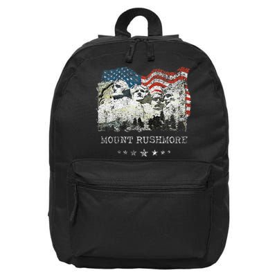 Mount Rushmore Flag Souvenirs 16 in Basic Backpack