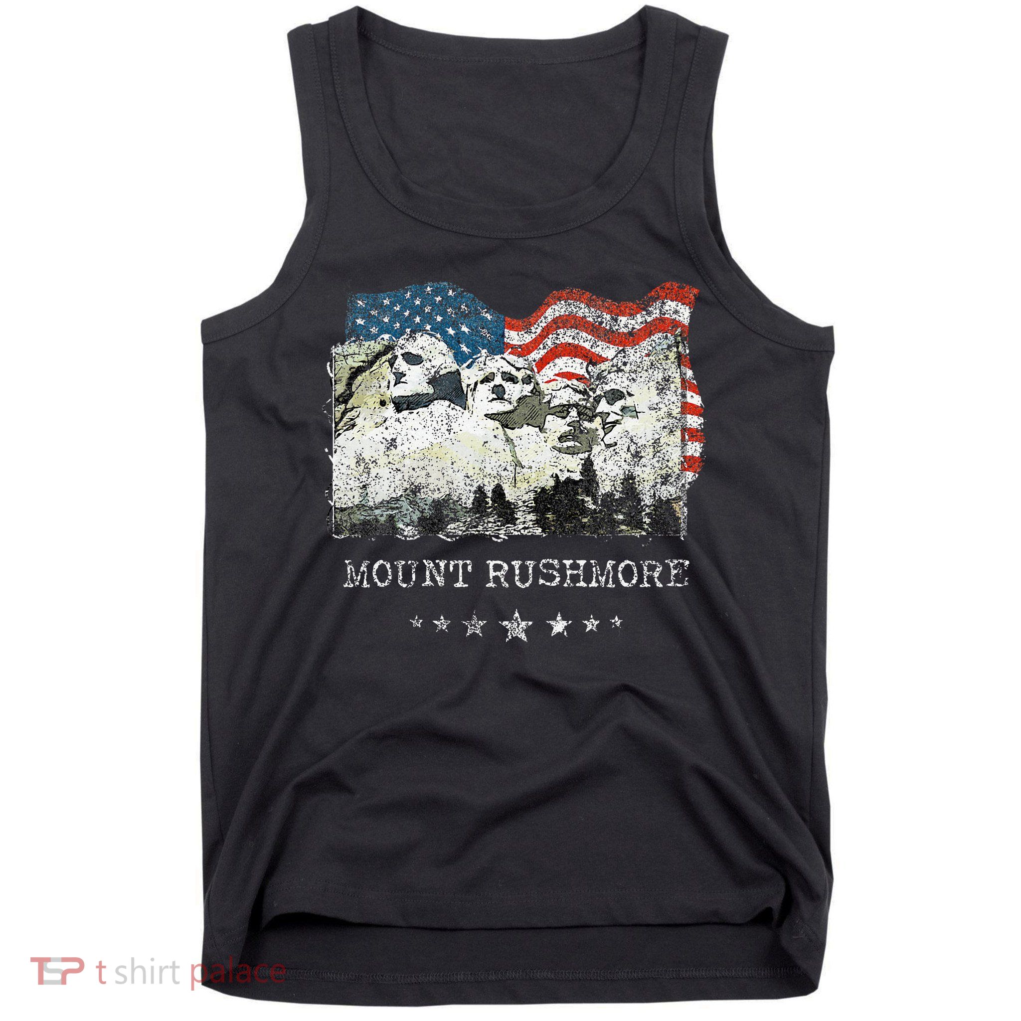 Mount Rushmore Flag Souvenirs Tank Top