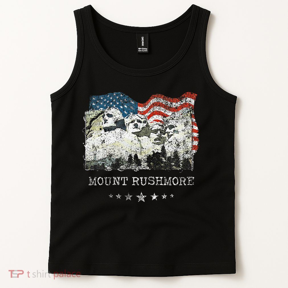 Mount Rushmore Flag Souvenirs Tank Top