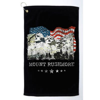 Mount Rushmore Flag Souvenirs Golf Towel