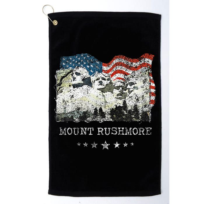 Mount Rushmore Flag Souvenirs Golf Towel
