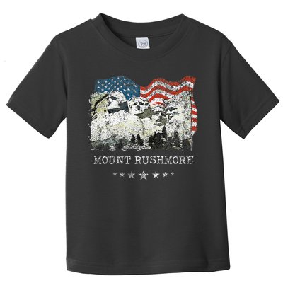 Mount Rushmore Flag Souvenirs Toddler T-Shirt