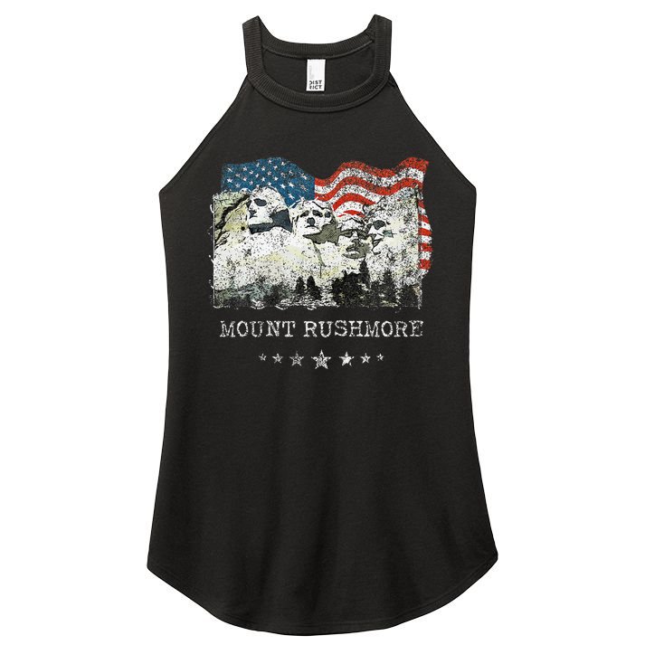 Mount Rushmore Flag Souvenirs Women's Perfect Tri Rocker Tank