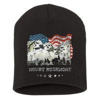 Mount Rushmore Flag Souvenirs Short Acrylic Beanie