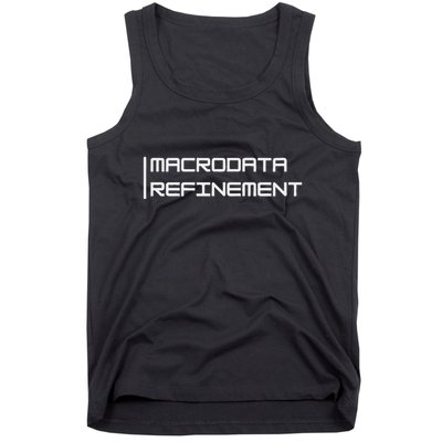 Macrodata Refinement Funny Ironic Tank Top