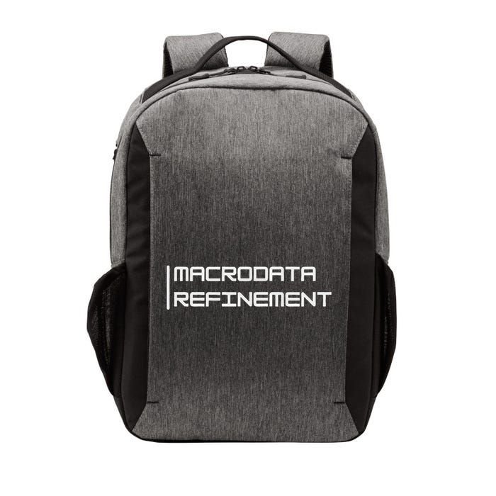 Macrodata Refinement Funny Ironic Vector Backpack
