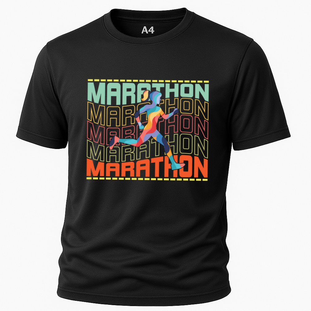 Marathon Running Gift Cooling Performance Crew T-Shirt