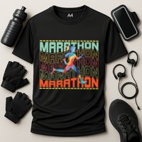 Marathon Running Gift Cooling Performance Crew T-Shirt