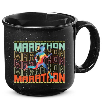 Marathon Running Gift 15oz Campfire Ceramic Mug