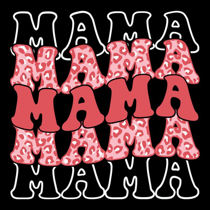 Mama Retro Groovy Cheetah Gift Impact Tech Backpack