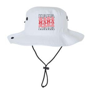 Mama Retro Groovy Cheetah Gift Legacy Cool Fit Booney Bucket Hat