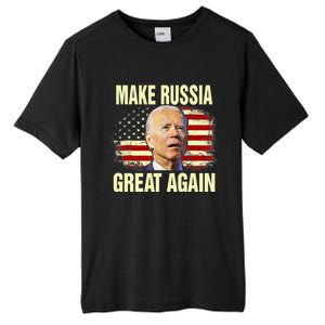 Make Russia Great Again Biden Confused America Funny Gift Tall Fusion ChromaSoft Performance T-Shirt