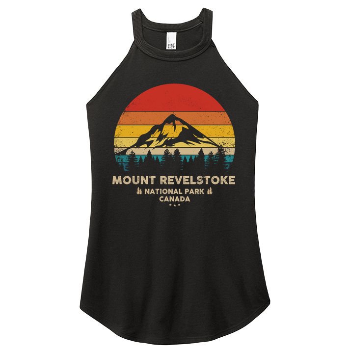 Mount Revelstoke Gift Canadian National Park Retro Souvenir Funny Gift Women's Perfect Tri Rocker Tank