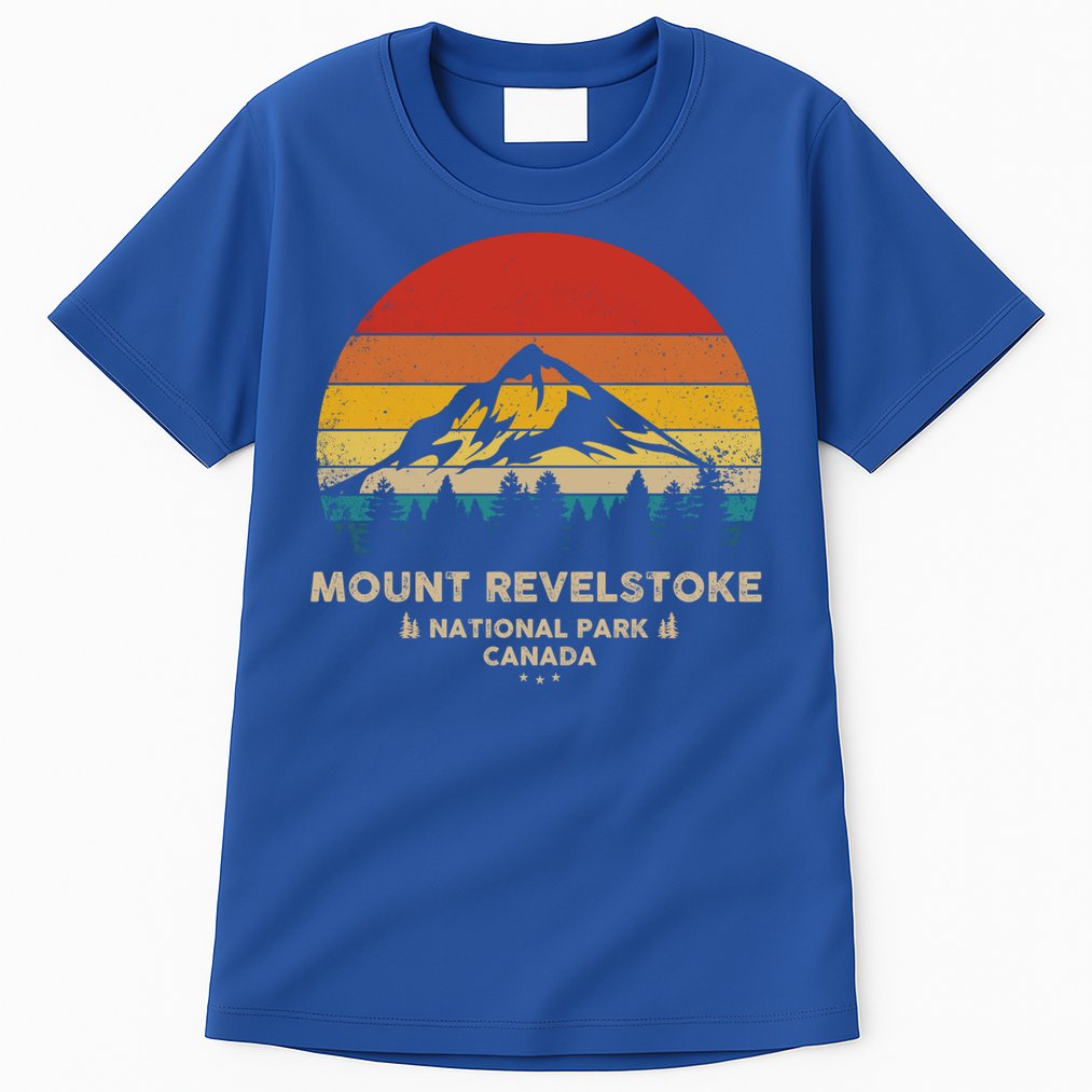 Mount Revelstoke Gift Canadian National Park Retro Souvenir Funny Gift Tall T-Shirt