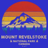 Mount Revelstoke Gift Canadian National Park Retro Souvenir Funny Gift Tall T-Shirt