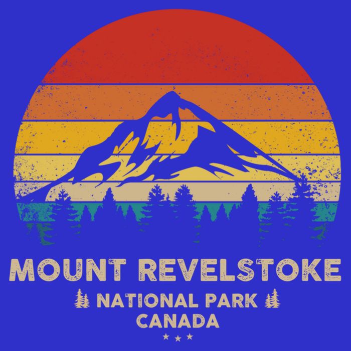 Mount Revelstoke Gift Canadian National Park Retro Souvenir Funny Gift Tall T-Shirt