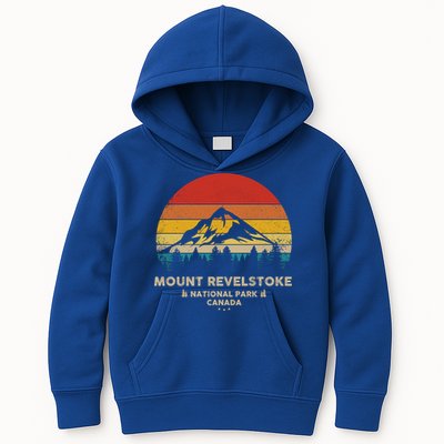 Mount Revelstoke Gift Canadian National Park Retro Souvenir Funny Gift Kids Hoodie