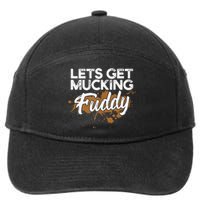 Mud Run Gear Funny 5k Marathon Running Apparel Mud Team 7-Panel Snapback Hat