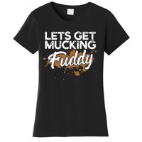 Mud Run Gear Funny 5k Marathon Running Apparel Mud Team Women's T-Shirt