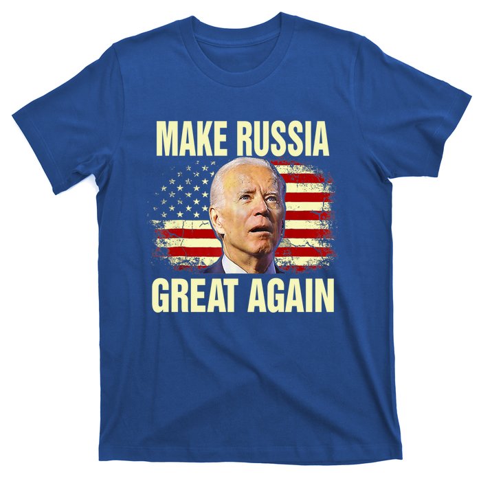 Make Russia Great Again Biden Confused America Funny Gift T-Shirt