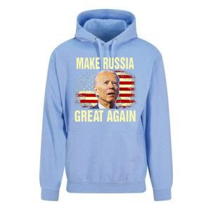 Make Russia Great Again Biden Confused America Funny Gift Unisex Surf Hoodie