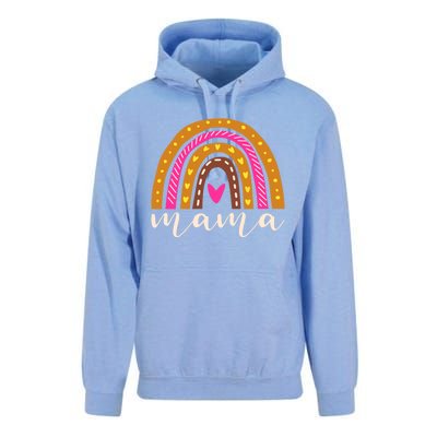 Mama Rainbow Graphic Grandma Mom Mommy New Mom MotherS Day Gift Unisex Surf Hoodie