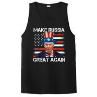 Make Russia Great Again Joe Biden Confused America Funny PosiCharge Competitor Tank