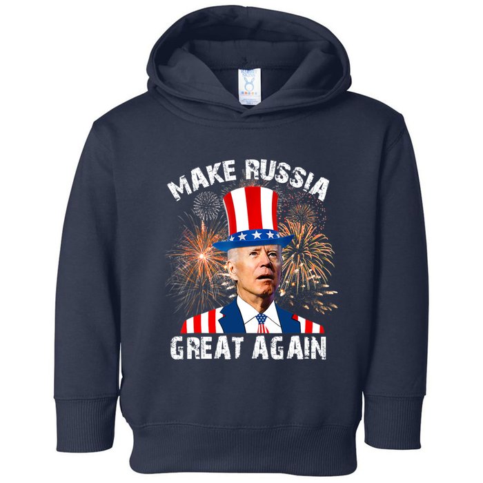 Make Russia Great Again Joe Biden Confused America Funny Toddler Hoodie