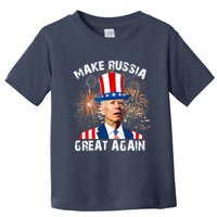 Make Russia Great Again Joe Biden Confused America Funny Toddler T-Shirt