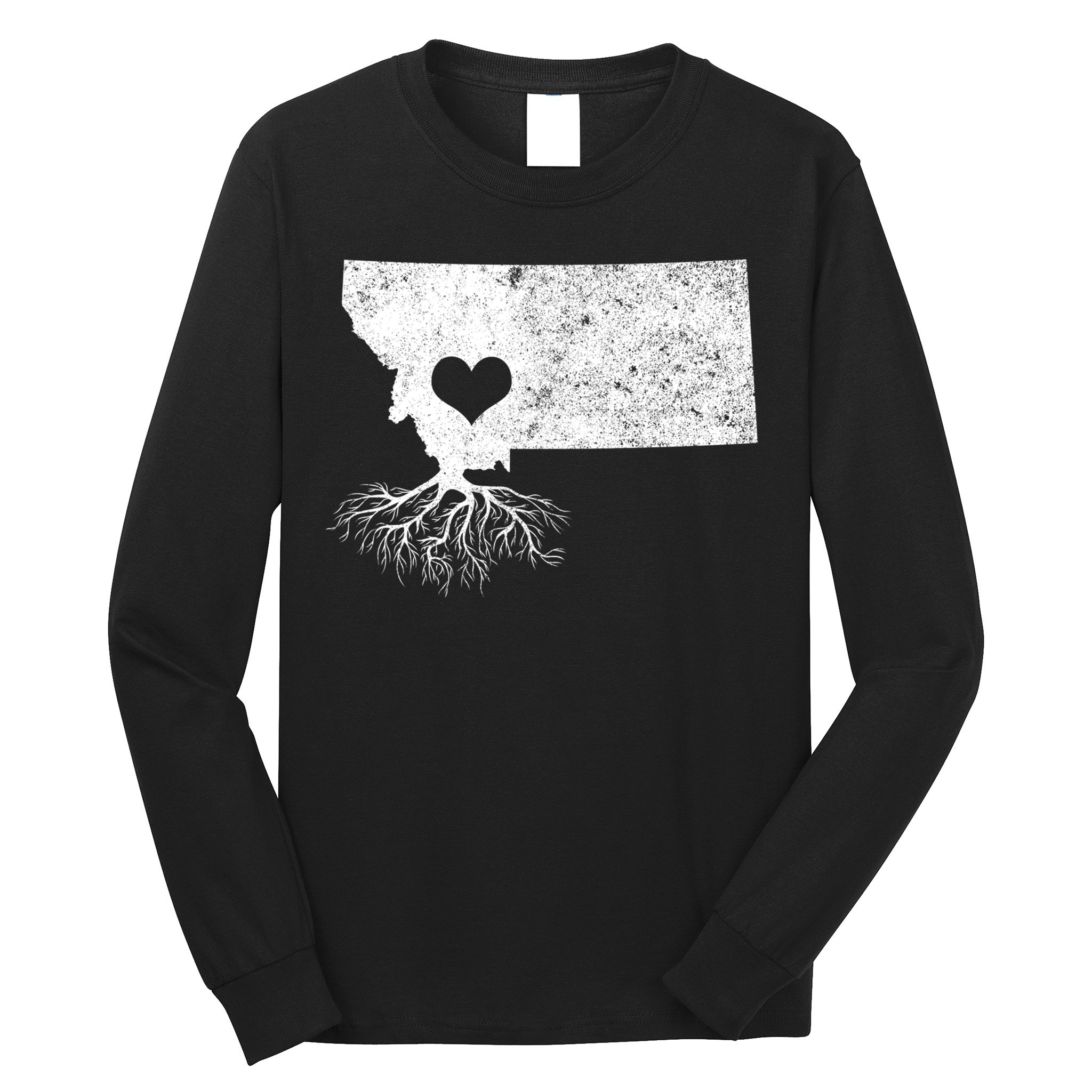 Montana Roots Gift: I Love Montana Gift Long Sleeve Shirt
