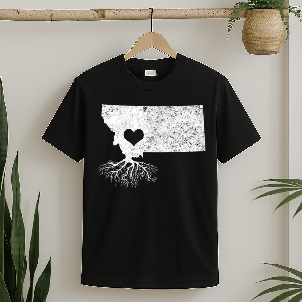 Montana Roots Gift: I Love Montana Gift T-Shirt