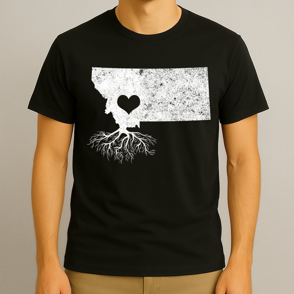 Montana Roots Gift: I Love Montana Gift T-Shirt
