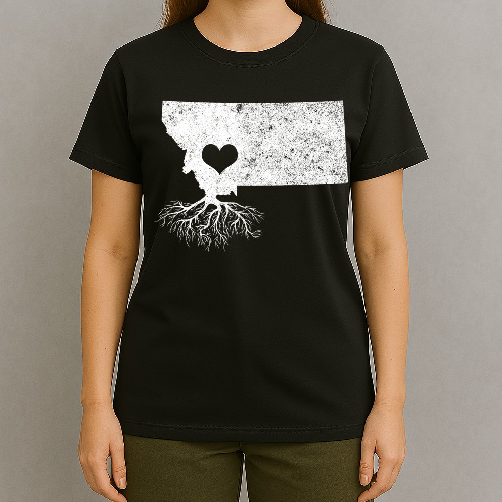 Montana Roots Gift: I Love Montana Gift T-Shirt