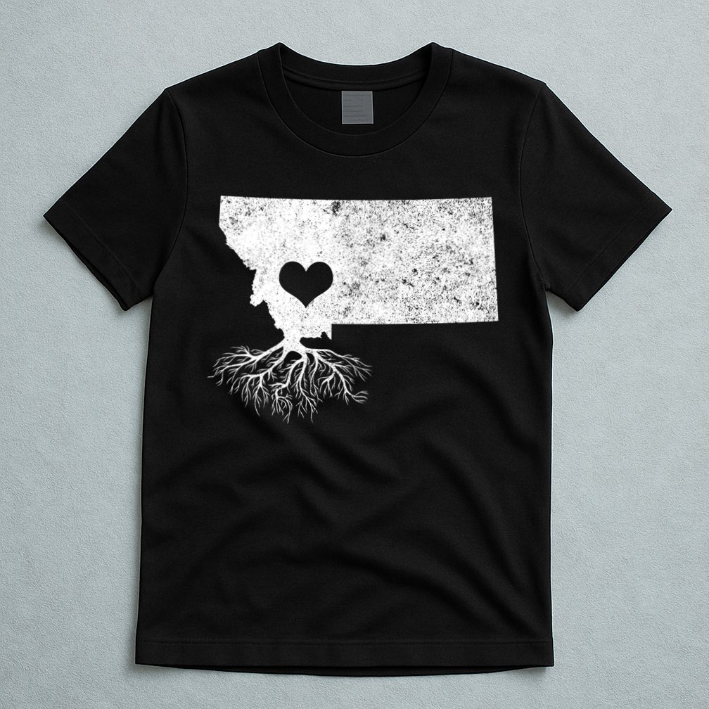 Montana Roots Gift: I Love Montana Gift T-Shirt