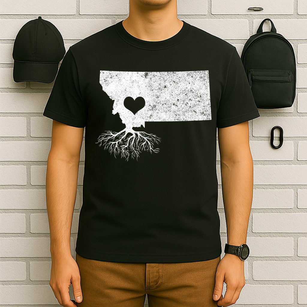 Montana Roots Gift: I Love Montana Gift T-Shirt