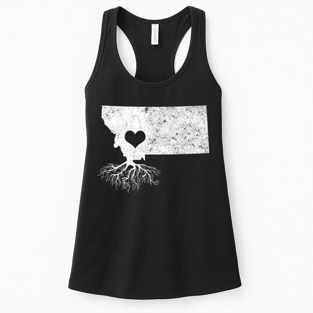 Montana Roots Gift: I Love Montana Gift Womens Tank Top